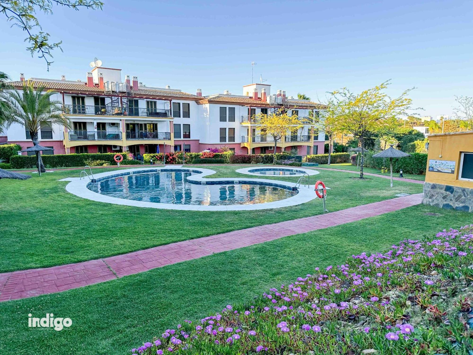 Con Jardin Y Acceso A La Piscina. Apartman Ayamonte Kültér fotó